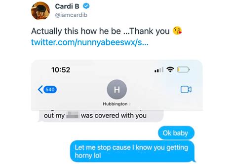 offset and cardi b leaked|Inside Cardi B and Offsets Leaked Text Messages